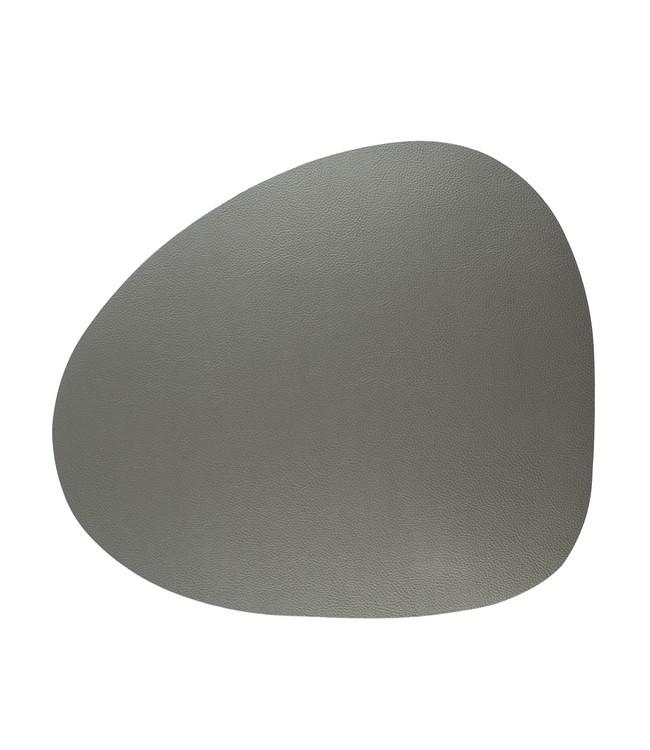 SKINNATUR - placemat pebble - 46x40cm - 12st - SILVER