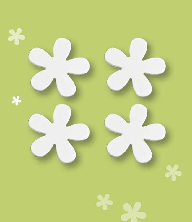 TABLE WEIGHT MAGNET - 12sets/4pc - WHITE FLOWER