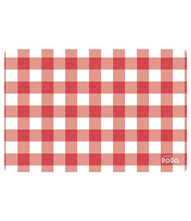 PLACEMAT - anti-slip - 30x45cm - 12st - CHIWY TOMATO RED