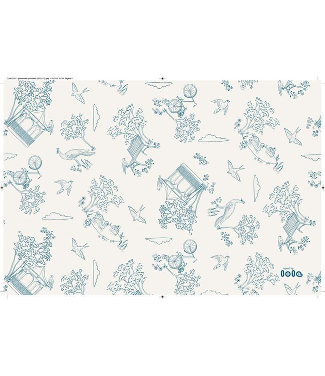PLACE MAT - non-skid - 30x45cm - 12pc - A WALK IN THE PARK P