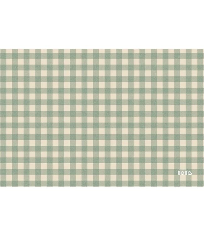 PLACE MAT - non-skid - 30x45cm - 12pc - SMALL CHIWY MINTGREY