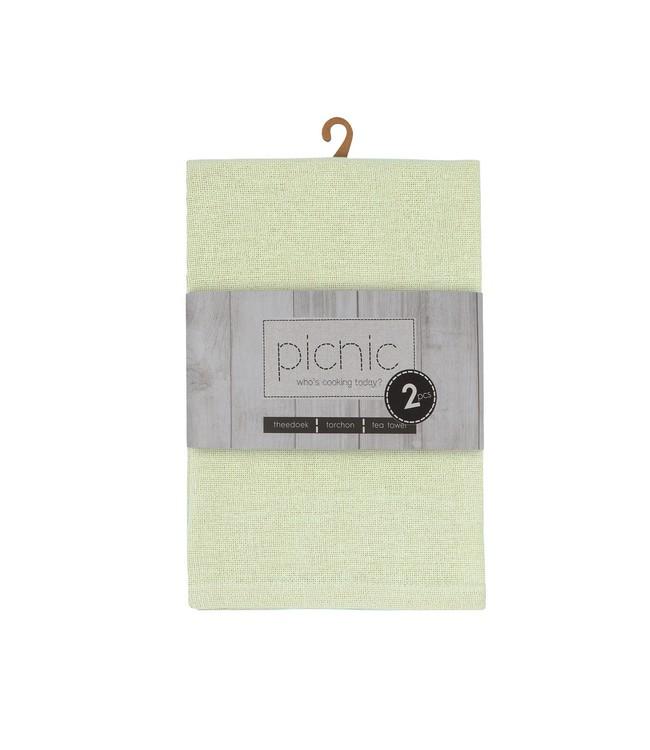 PICNIC - towel - 50x70cm - 4sets/2pc - RICHMOND CELADON