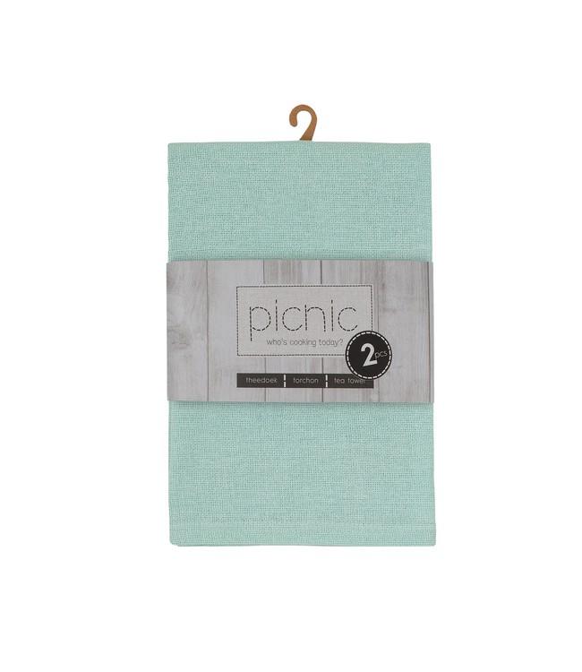 PICNIC - towel - 50x70cm - 4sets/2pc - RICHMOND LAGOON