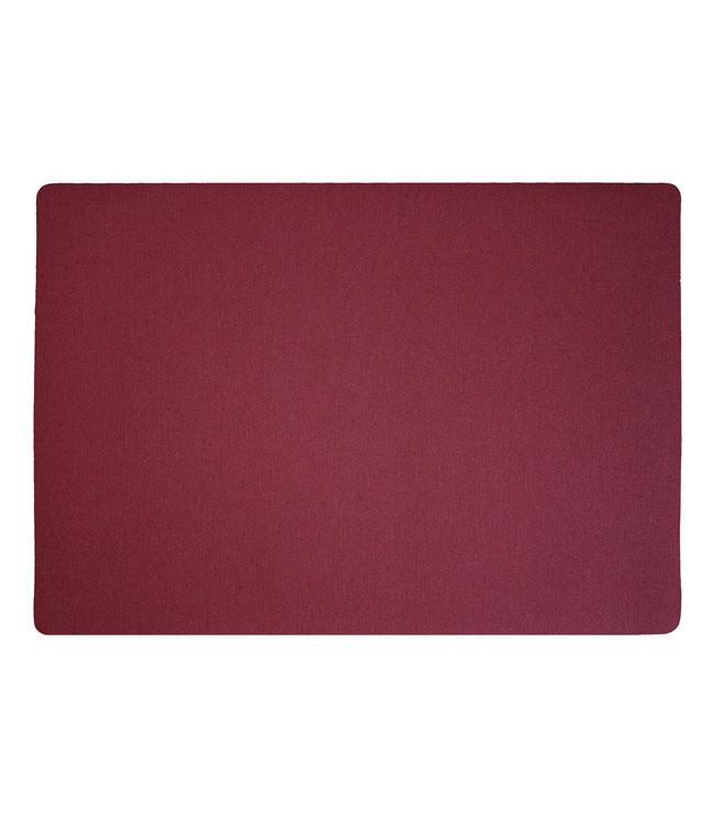 PLACE MAT - LINO - 30x43cm - 12pc - WINE RED