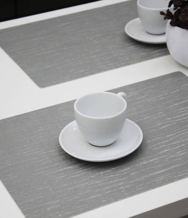 PLACEMAT - POLYLINE - 30x43cm - 12st - FOREST SILVER