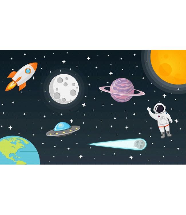 PLACEMAT - anti-slip - 30x45cm - 12st - LOST IN SPACE