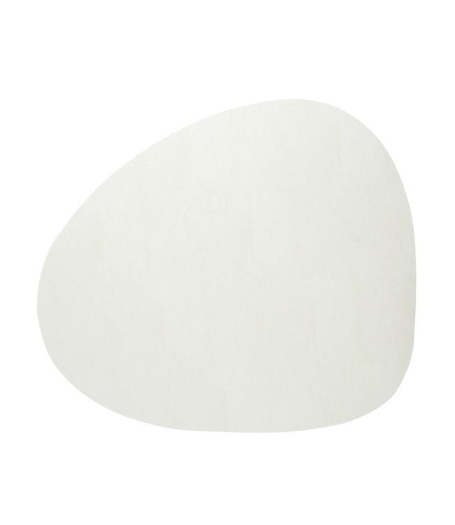 SKINNATUR - placemat pebble - 46x40cm - 12st - SIMPLY WHITE