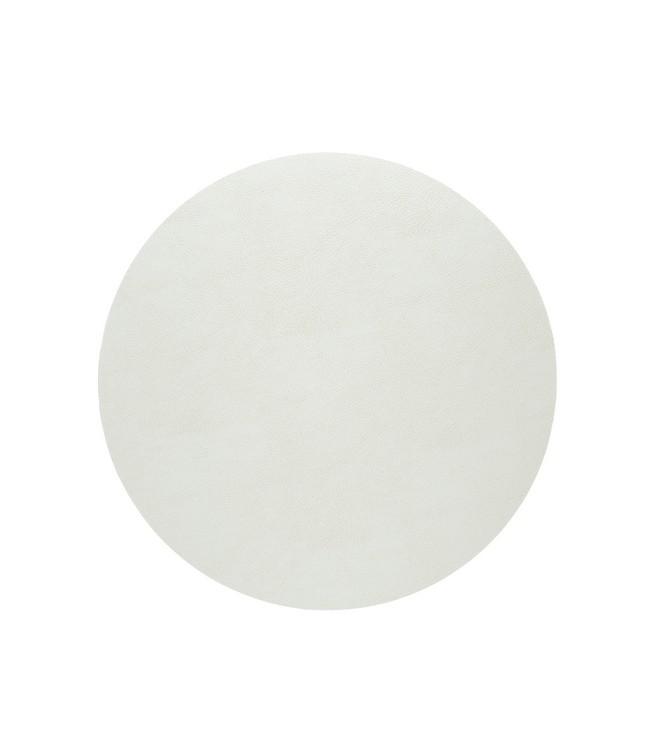 SKINNATUR - placemat circle - 38cm rond - 12st - SIMPLY WHIT