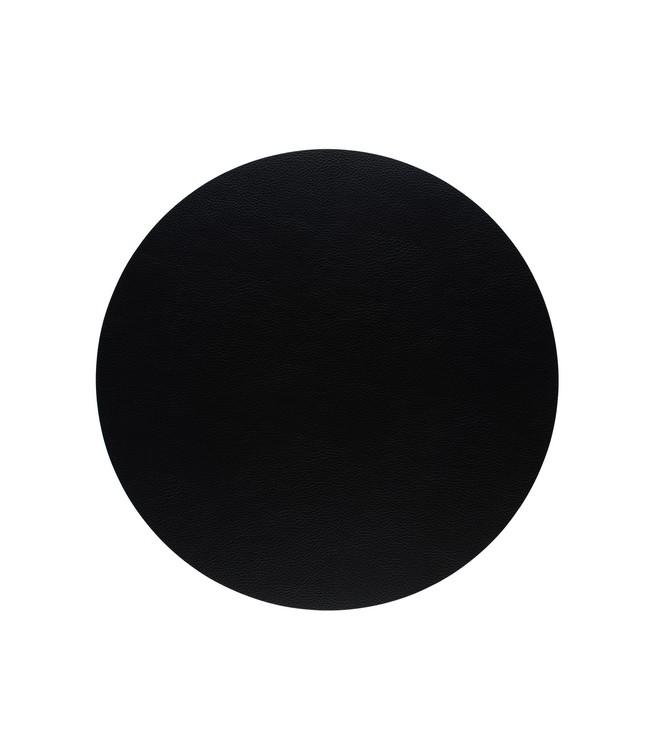 SKINNATUR - place mat circle - 38cm round - 12pc - CHARCOAL