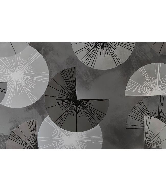 UNINAP - textiel effect - 140cm - 15m - ARTRO DARK GREY